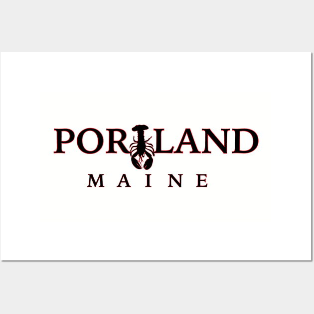 Visit Portland ME Wall Art by ACGraphics